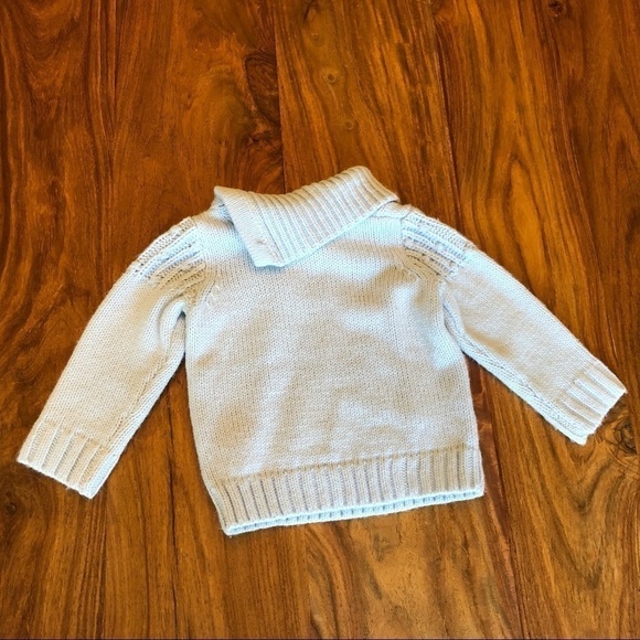 Janie and Jack Blue Sweater - Picture 3 of 4